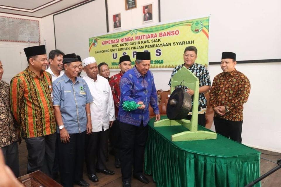 Bupati Siak Launching Koperasi Syariah Pertama, Alfedri; Saatnya Keluar Dari Riba