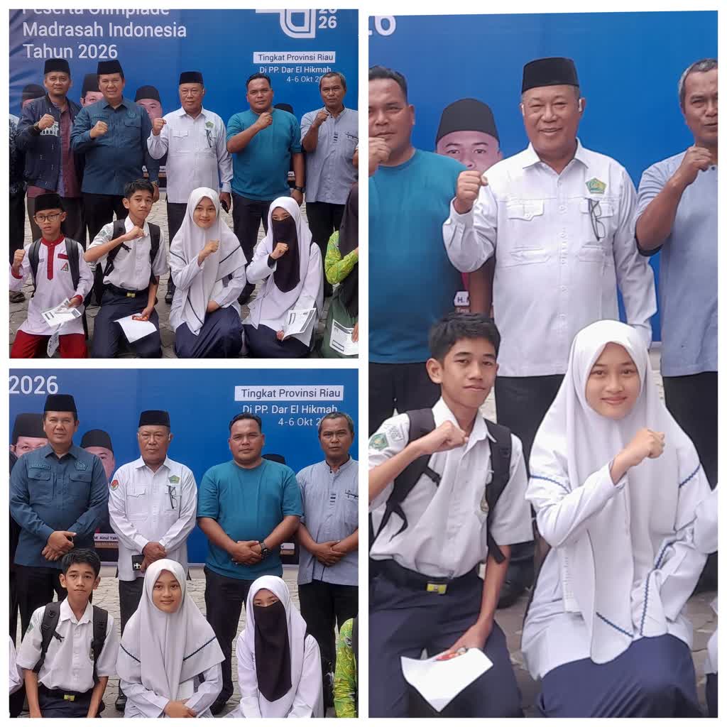 Kakan Kemenag Kampar Dampingi Langsung Kontingen OMI Kampar, Kobarkan Semangat Dan Optimisme OMI di Tingkat Provinsi Riau