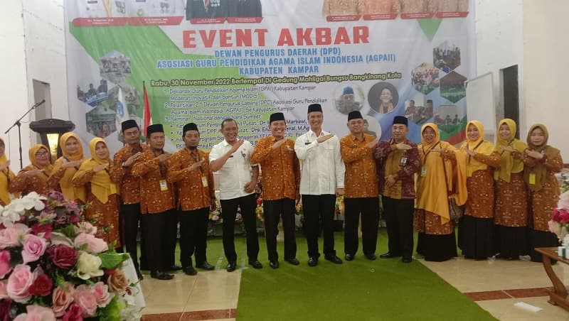 Deklarasi Guru Modis Berjalan Suskes, Kakan Kemenag Kampar Ucapkan Terima Kasih Kepada Panitia Pelaksana